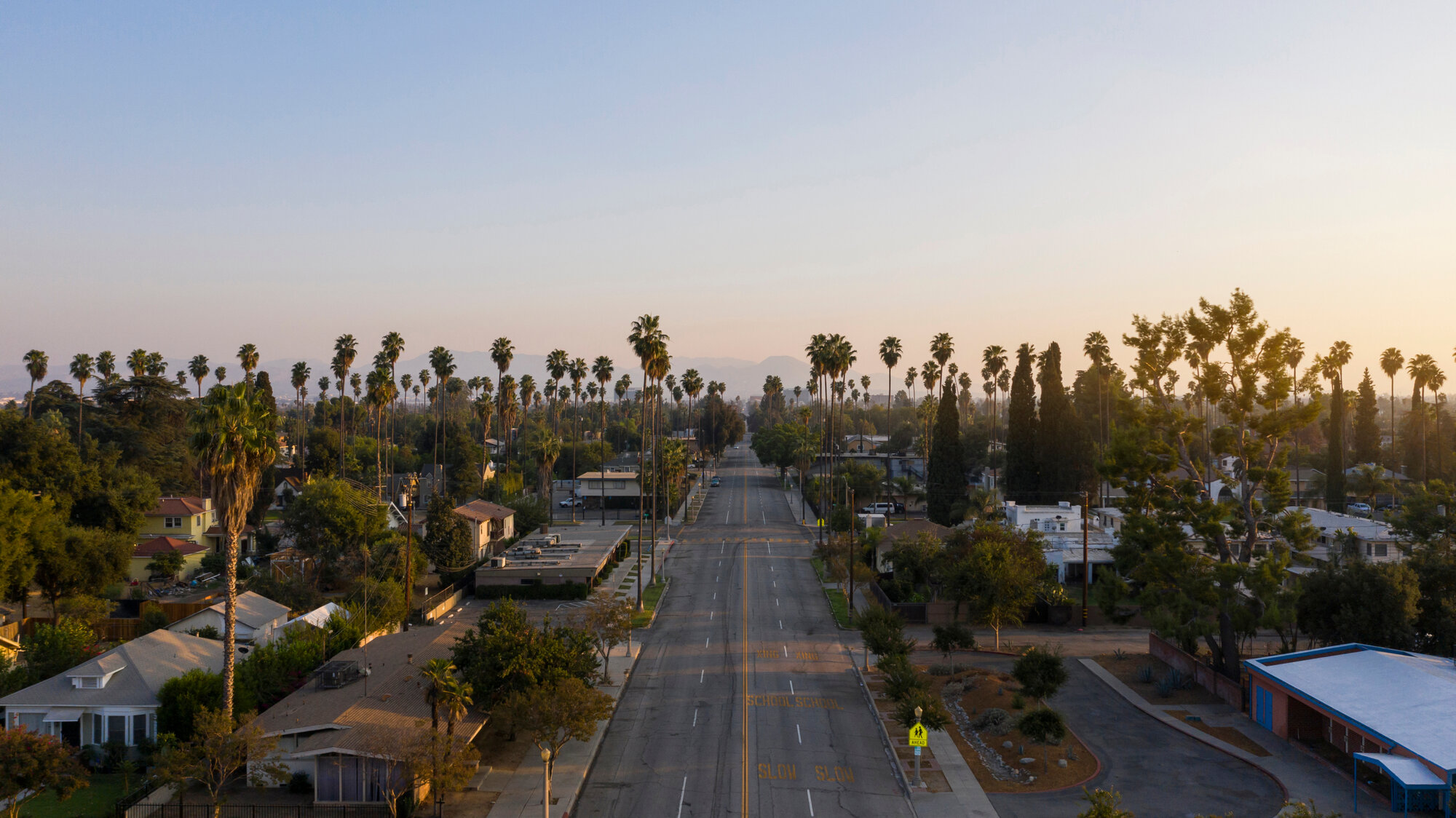 Aerial,View,Of,The,City,Of,San,Bernardino,,California,,Usa.